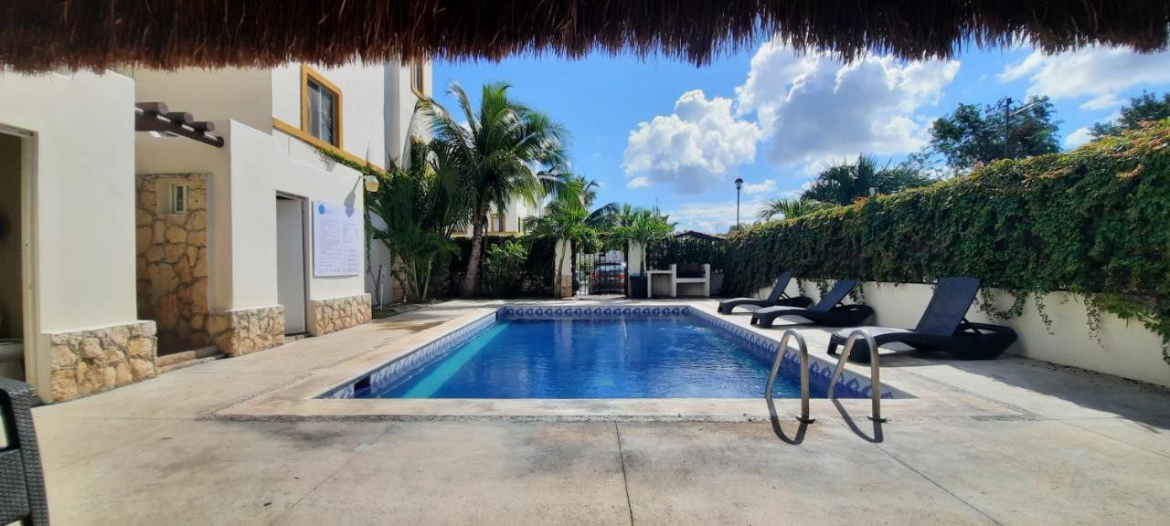 En Fraccionamiento Privado 6 Personas Con Piscina Cerca De La Playa Appartamento Playa del Carmen